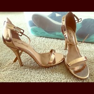 Rose gold heels
